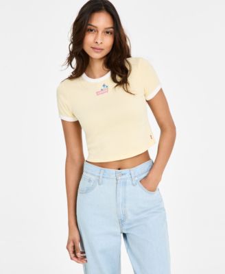 Levi's - Women's Graphic Rickie Cotton Ringer T-Shirt
