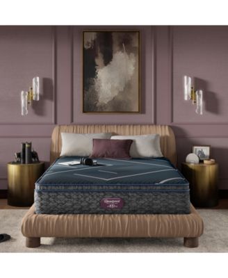 Beautyrest - World Class Level Four 14" Hybrid Medium Apex Top Mattress Set - California King