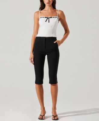 ASTR the Label - Women's Cardin High-Rise Capri Pants