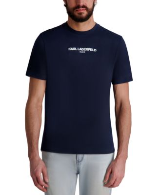KARL LAGERFELD PARIS - Men's Core Short Sleeve Crewneck Logo T-Shirt