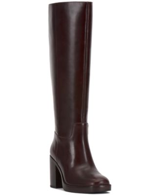 Vince Camuto - Women's Gibi Narrow-Calf Platform Knee-High Boots