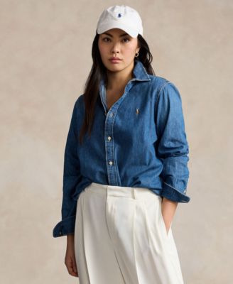 Polo Ralph Lauren - Women's Slim-Fit Denim Shirt