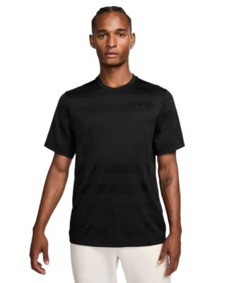 Nike - Men's Primary Dri-FIT Fitness Short Sleeve Striped Logo T-Shirt