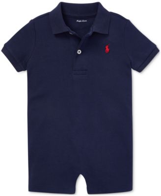 Polo Ralph Lauren - Baby Boys Cotton Interlock Polo Shortall