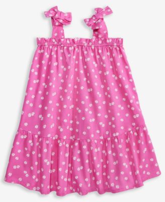 Epic Threads - Toddler Girls Floral-Print Bow Dress