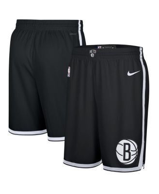 Nike - Men's Black Brooklyn Nets 2024/25 Icon Edition Performance Swingman Shorts