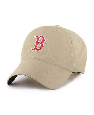 '47 Brand - Men's Khaki Boston Red Sox Performance Clean Up Adjustable Hat