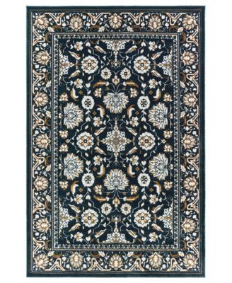 Oriental Weavers - Bowen 534L2 Navy/Gold 3'10" x 5'5" Area Rug