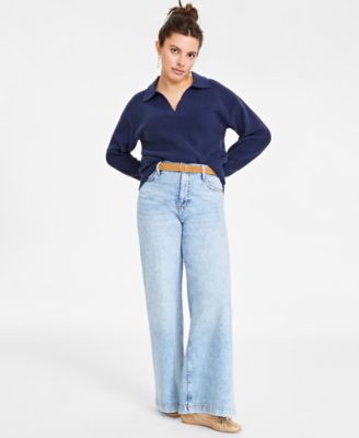 On 34th - Women's High Rise Wide-Leg Jeans