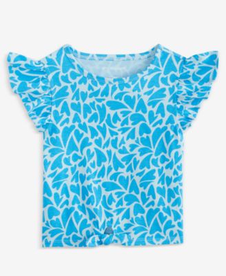 Epic Threads - Toddler Girls Aquatic Hearts Tie T-Shirt