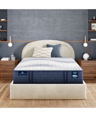 Serta - iComfortPro Kingston 14" Latex Foam Firm Mattress Set - Queen