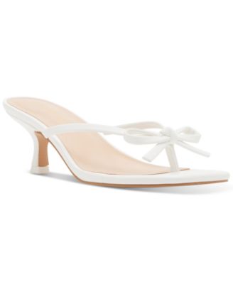 Madden Girl - Charlotte Kitten-Heel Bow Dress Sandals