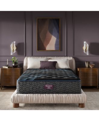 Beautyrest - World Class Level Four 15.25" Plush Tight Top Mattress Set - Twin