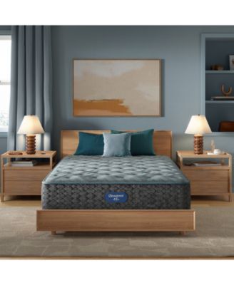 Beautyrest - Level One 13.5" Plush Tight Top Mattress Set - Twin