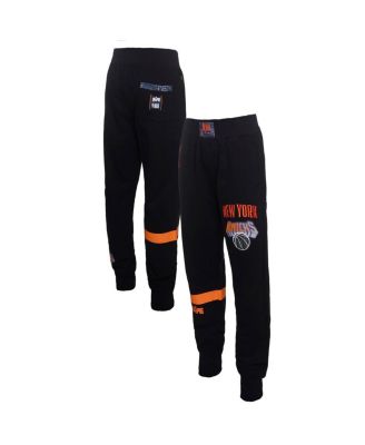 Two Hype - Men's Black New York Knicks Culture Hoops Collection Premium Jogger Pants