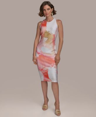 Donna Karan New York - Women's Abstract-Print Sheath Dress