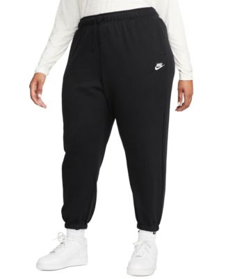 Nike - Plus Size Fleece Mid-Rise Oversized Sweatpants