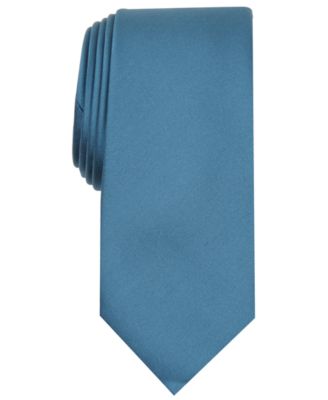 Alfani - Men's Solid Texture Slim Tie