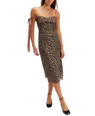 Free People - Women's Got Glam Floral Midi Slip Dress
