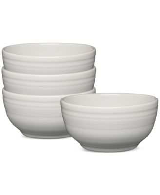 Fiesta - White Bistro Coupe 5.5" Cereal Bowls, Set of 4
