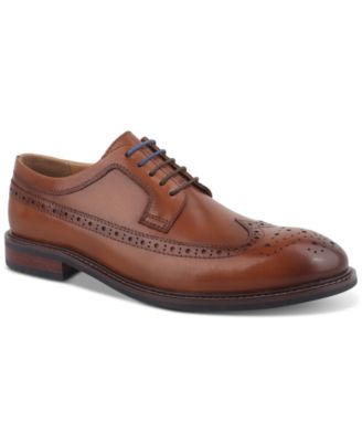 Bar III - Men's Long Wing Brogue Leather Dress Shoes