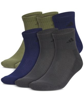 adidas - Men's 6pk. Athletic Cushioned Quarter Socks
