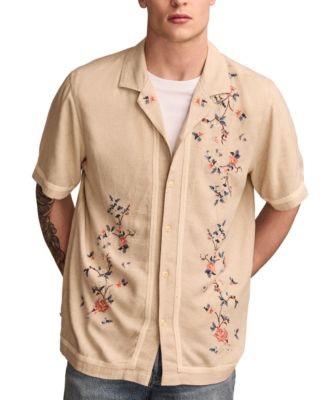 Lucky Brand - Men's Camp-Collar Floral Shirt