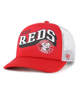 '47 Brand - Men's  Red Cincinnati Reds Meander Foam Trucker Snapback Hat