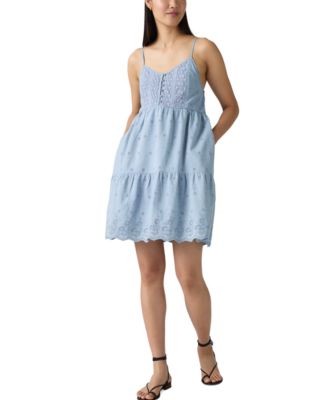 Levi's - Women's Cora Cotton Eyelet Mini Dress