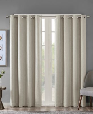 SunSmart - Maya 50" x 54" Printed Heathered Blackout Window Panel