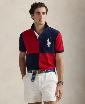 Polo Ralph Lauren - Men's Custom Slim Fit Big Pony Mesh Polo Shirt