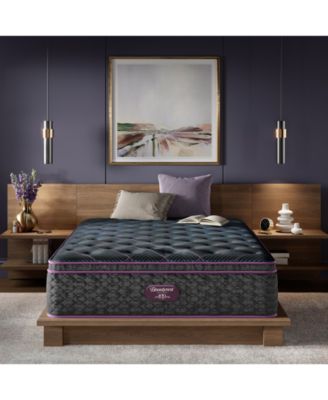 Beautyrest - World Class Level Three 16" Plush Pillow Top Mattress - Queen