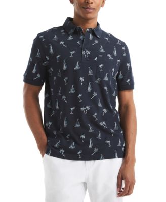 Nautica - Men's Classic-Fit Sailboat Graphic Polo Shirt