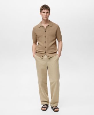 MANGO - Men's Cotton Knit Shirt