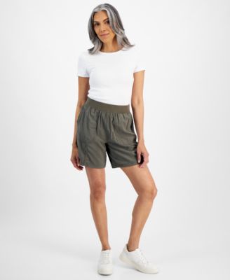 Style & Co - Women's Pull-On Utility-Pocket Shorts