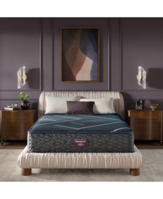 Beautyrest - World Class Level Four 13.5" Hybrid Plush Tight Top Mattress Set - Full